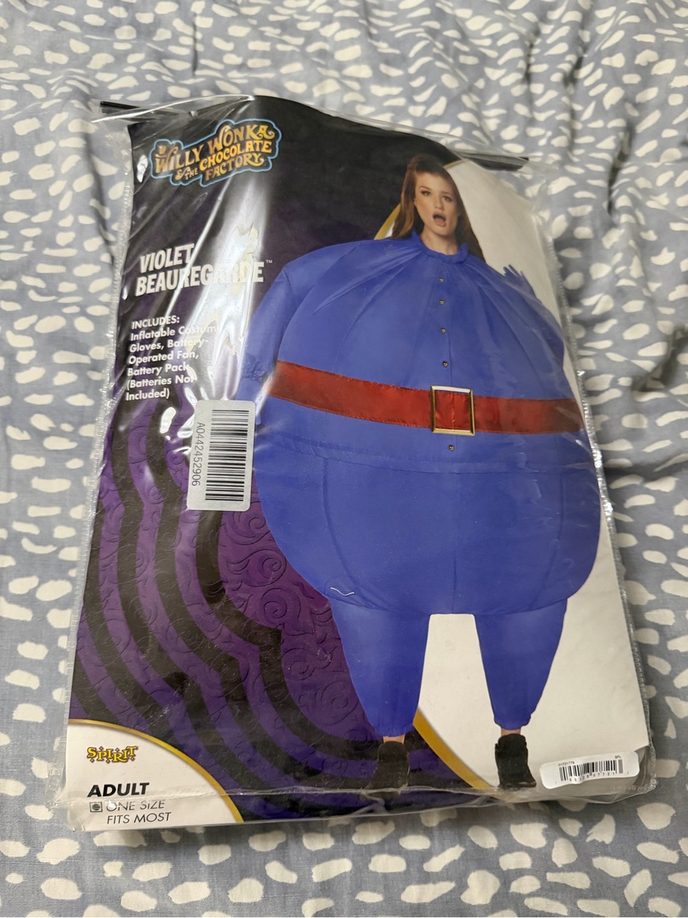 Violet Beauregarde Inflatable Adults Costume – Blue